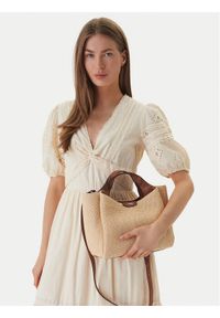 DKNY Torebka Willa Satchel R61DOG33 Beżowy. Kolor: beżowy #1