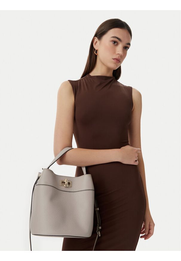 Furla Torebka Amelia M Bucket WB01953 HSF000 CN 4892S Beżowy. Kolor: beżowy. Materiał: skórzane