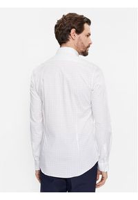 Calvin Klein Koszula K10K112091 Biały Slim Fit. Kolor: biały. Materiał: bawełna #4