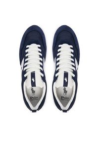 Polo Ralph Lauren Sneakersy Train 89 809P07284003 Granatowy. Kolor: niebieski. Materiał: skóra, zamsz #6