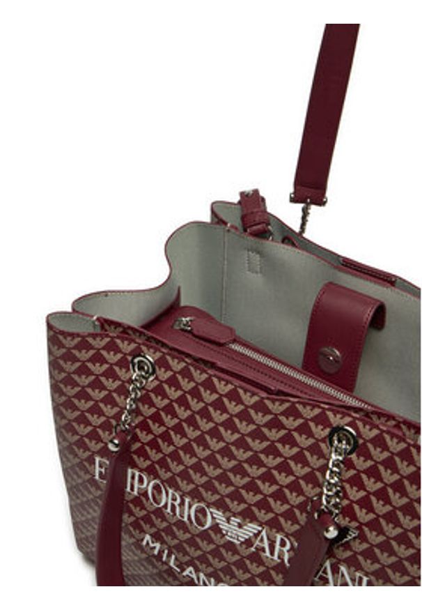 Emporio Armani Torebka Y3D158 YWS0E 80801 Brązowy. Kolor: brązowy. Materiał: skórzane