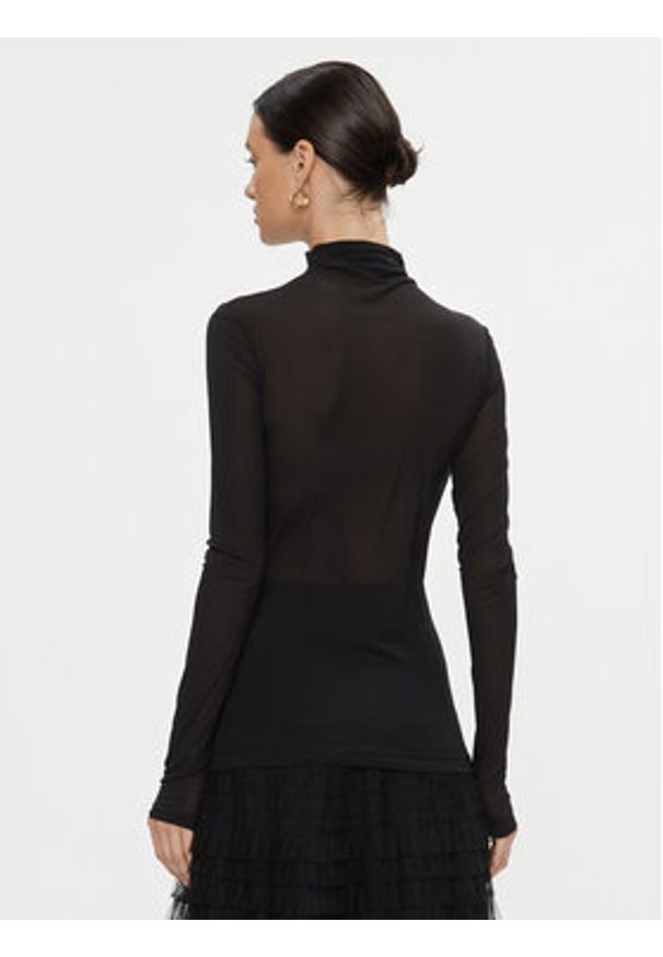 Marella Bluzka Nenia 2339460236200 Czarny Slim Fit. Kolor: czarny. Materiał: syntetyk