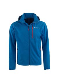 ALPINE PRO Deraf kurtka softshell męska XS. Kolor: fioletowy. Materiał: softshell. Sport: turystyka piesza