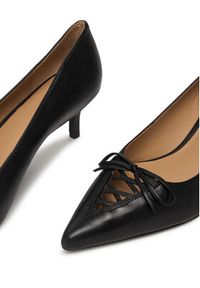 Lauren Ralph Lauren - LAUREN RALPH LAUREN Szpilki 802P06371001 Czarny. Kolor: czarny. Materiał: skóra. Obcas: na szpilce #4