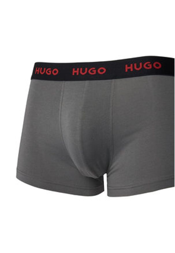 Hugo - HUGO Komplet bokserek Triplet Design 50532550 Czarny. Kolor: czarny. Materiał: bawełna