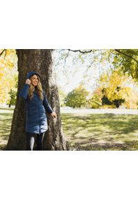 TRESPASS - Damska długa kurtka Trespass Turka. Kolor: niebieski. Materiał: materiał. Długość: długie #2