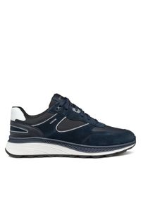 Geox Sneakersy U Spherica Actif X1 U46HGA 02285 C4002 Granatowy. Kolor: niebieski. Materiał: zamsz, skóra