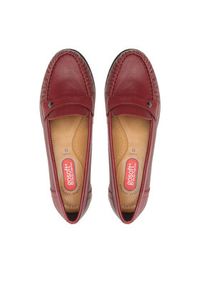Go Soft Półbuty EST-295-14 Bordowy. Kolor: czerwony. Materiał: skóra #4