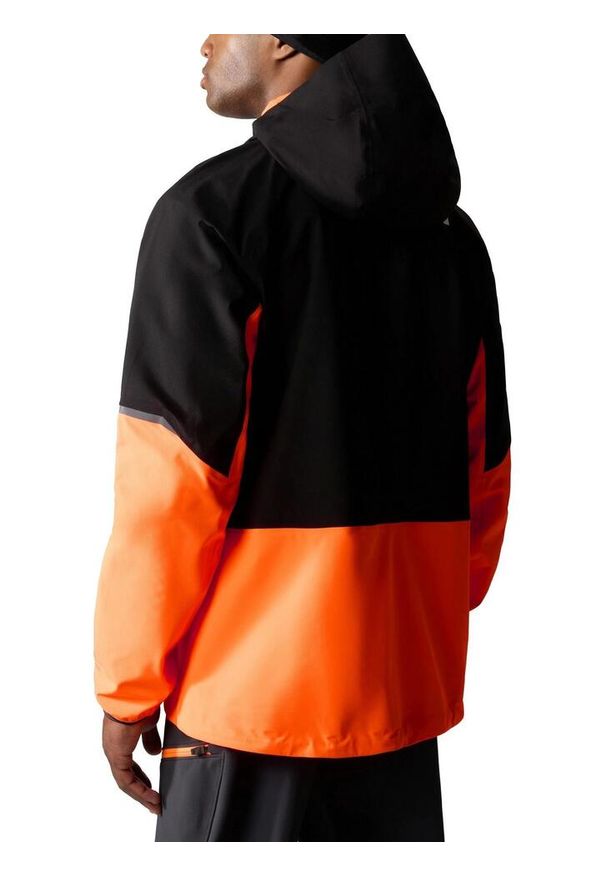 Kurtka męska The North Face Balmenhorn Futurelight Shell. Kolor: czarny, pomarańczowy, wielokolorowy, żółty. Styl: sportowy. Sport: narciarstwo, wspinaczka