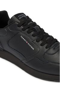 TOMMY HILFIGER - Tommy Hilfiger Sneakersy Light Eva Runner FM0FM05906 Czarny. Kolor: czarny. Materiał: skóra #2