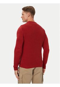 Aeronautica Militare Sweter 262MA1571UL00409 Czerwony Regular Fit. Kolor: czerwony. Materiał: bawełna #2