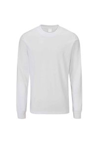 MANTIS - Koszulka Z Długim Rękawem Dla Dorosłych Unisex Essential Heavyweight. Kolor: biały. Długość rękawa: długi rękaw. Długość: długie. Sport: turystyka piesza #1