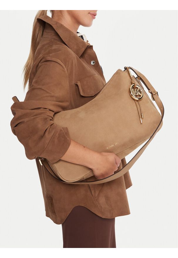 MICHAEL Michael Kors Torebka Nolita 30F5GY5M2L Brązowy. Kolor: brązowy. Materiał: skórzane