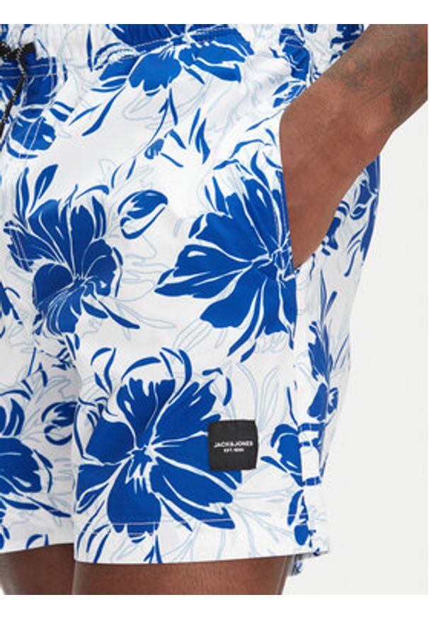 Jack & Jones - Jack&Jones Szorty kąpielowe Maui 12272832 Niebieski Regular Fit. Kolor: niebieski. Materiał: syntetyk