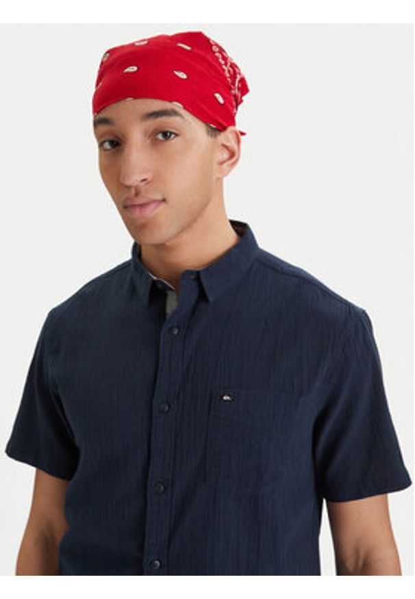 Quiksilver Koszula Time Box EQYWT04622 Granatowy Regular Fit. Kolor: niebieski. Materiał: bawełna