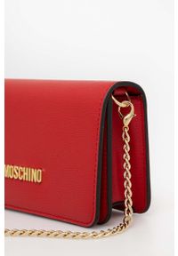 Love Moschino portfel damski kolor czerwony. Kolor: czerwony #6