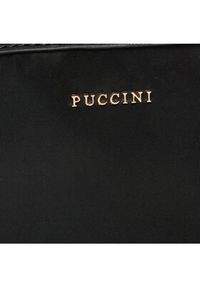 Puccini Kosmetyczka QML006 Czarny. Kolor: czarny. Materiał: materiał #4