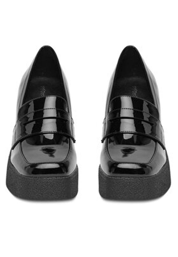 DeeZee Półbuty GT3033-21 Czarny. Kolor: czarny. Materiał: skóra