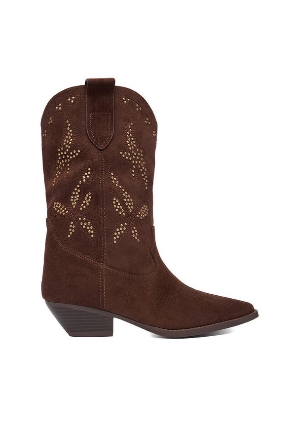 Kowbojki DeeZee. Kolor: brązowy