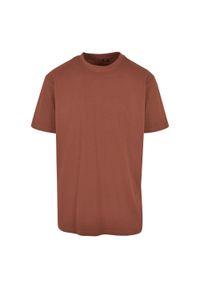 BUILD YOUR BRAND - Ponadwymiarowa Koszulka Dla Dorosłych Unisex Heavyweight. Kolor: brązowy