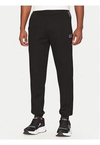 EA7 Emporio Armani Dres 7M000282 AF12660 UC001 Czarny Regular Fit. Kolor: czarny. Materiał: syntetyk, bawełna #4