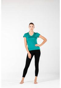 WOOLONA - Koszulka turystyczna damska Woolona Calima 100% Merino. Kolor: zielony