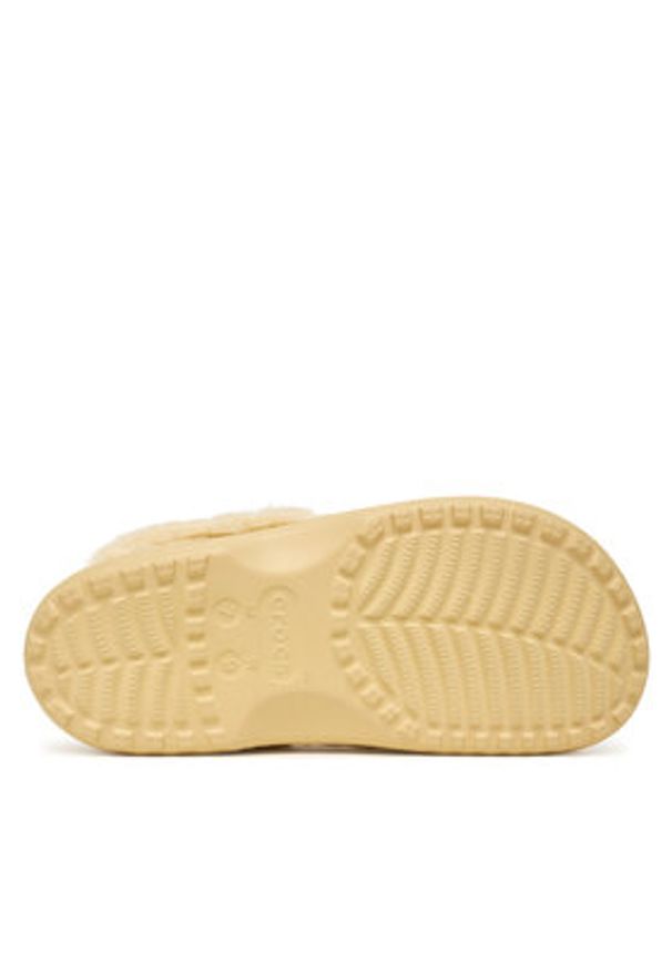 Crocs Kapcie Classic Unfurgettable Clog 211116 Écru. Materiał: materiał