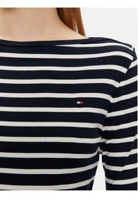 TOMMY HILFIGER - Tommy Hilfiger Bluzka New Cody WW0WW40589 Granatowy Slim Fit. Kolor: niebieski. Materiał: bawełna #3