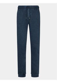 Blend Spodnie dresowe 20715916 Granatowy Regular Fit. Kolor: niebieski. Materiał: bawełna, syntetyk