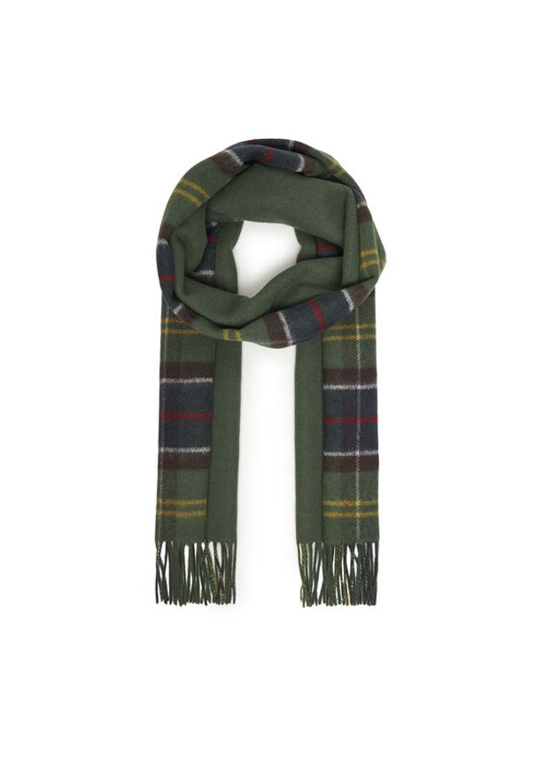 Barbour Szalik Galston Tartan USC0362TN11 Zielony. Kolor: zielony. Materiał: wełna, materiał