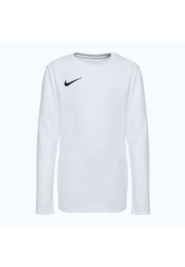 Longsleeve piłkarski dziecięcy Nike Dri-Fit Park VII. Kolor: biały. Długość rękawa: długi rękaw. Technologia: Dri-Fit (Nike). Sport: piłka nożna