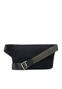 Calvin Klein Jeans Saszetka nerka Cargo Waistbag LV04G3082G Czarny. Kolor: czarny. Materiał: skóra #4