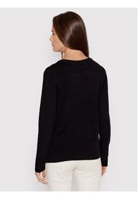Vila Sweter Ril 14054177 Czarny Regular Fit. Kolor: czarny. Materiał: wiskoza #4