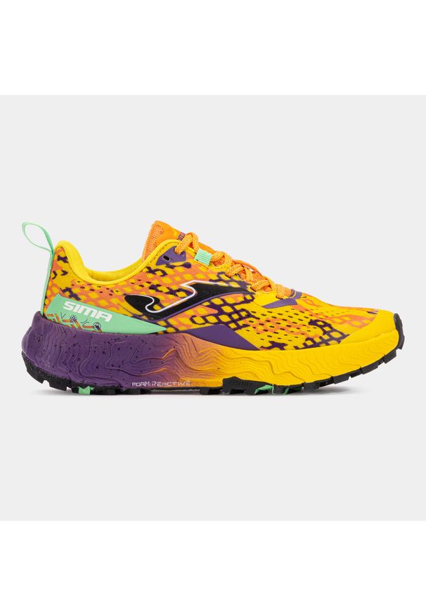 Buty do biegania Joma Sima dla kobiet - Pomarańczowo-fioletowe, rozmiar 41. Kolor: fioletowy, pomarańczowy, wielokolorowy. Sport: bieganie