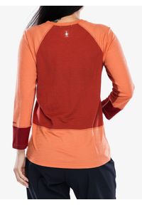 Koszulka rowerowa damska Smartwool Mountain Bike 3/4 Sleeve Jersey. Kolor: pomarańczowy. Materiał: jersey
