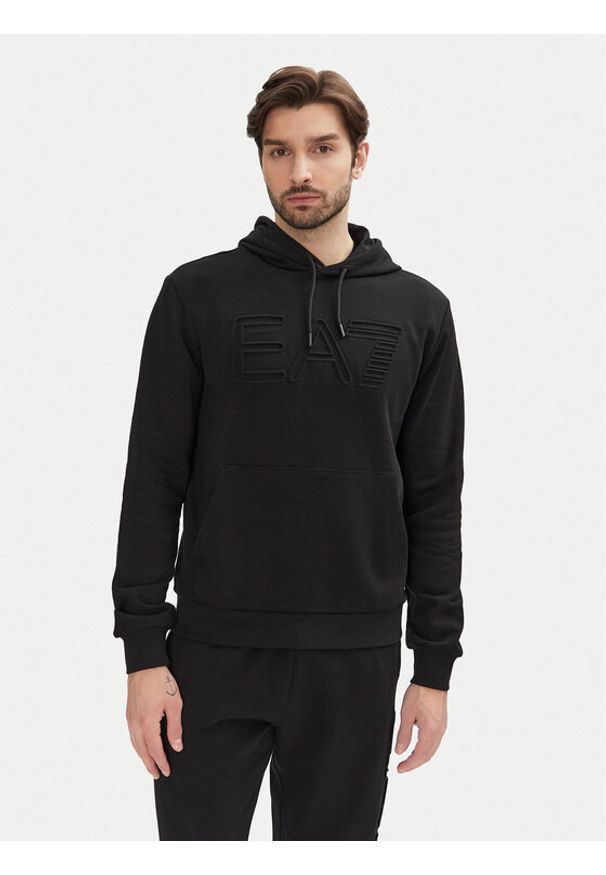 EA7 Emporio Armani Bluza 7M000152 AF10432 UC001 Czarny Regular Fit. Kolor: czarny. Materiał: bawełna
