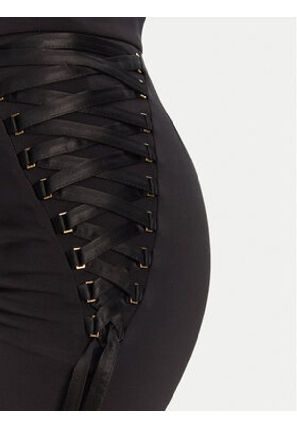 Elisabetta Franchi Spodnie materiałowe PA-083-51E2 Czarny Regular Fit. Kolor: czarny. Materiał: syntetyk