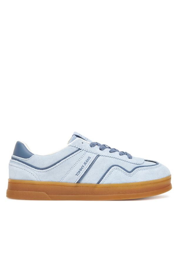 Tommy Jeans Sneakersy The Greenwich EN0EN02806 Błękitny. Kolor: niebieski. Materiał: zamsz, skóra