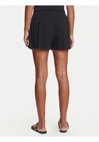 Emporio Armani Szorty sportowe EW000781 AF12192 UC001 Czarny Regular Fit. Kolor: czarny. Materiał: wiskoza