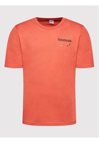 Reebok T-Shirt Classics H54409 Pomarańczowy Oversize. Kolor: pomarańczowy. Materiał: bawełna