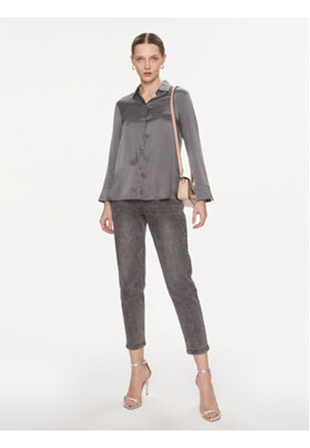 Morgan Jeansy 241-PALOA Szary Straight Fit. Kolor: szary