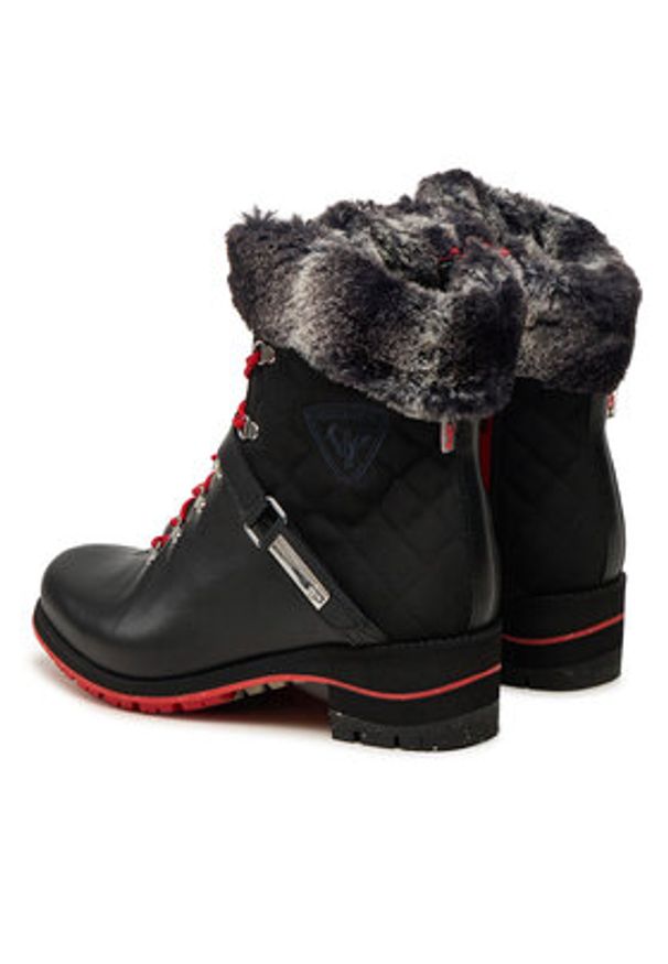Rossignol Botki 1907 Megeve 2.0 RNMW480 Czarny. Kolor: czarny. Materiał: skóra