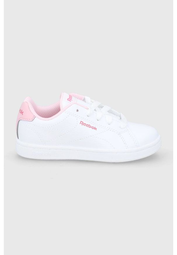 Reebok Classic buty dziecięce RBK ROYAL COMPLETE kolor biały. Nosek buta: okrągły. Zapięcie: sznurówki. Kolor: biały. Materiał: guma. Model: Reebok Classic, Reebok Royal