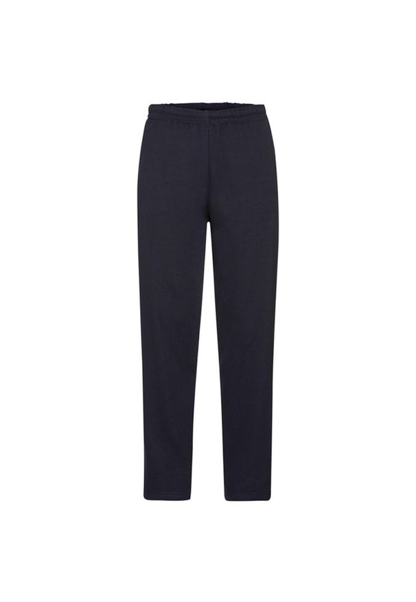 FRUIT OF THE LOOM - Spodnie Do Biegania Unisex Dla Dorosłych Z Otwartym Dołem. Kolor: niebieski. Sezon: lato. Sport: turystyka piesza