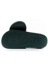 Klapki Lacoste Croco Dualiste 202D2 743CMA00202D2 zielone. Okazja: na spacer. Kolor: zielony. Materiał: materiał, syntetyk #10