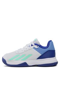 Adidas - adidas Buty do tenisa Courtflash Tennis Shoes HP9715 Biały. Kolor: biały. Materiał: materiał. Sport: tenis #5