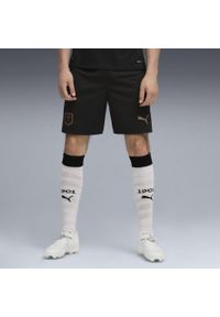 Puma - Męskie szorty Stade Rennais FC 25/26 PUMA Black Copper Metallic. Kolor: czarny, szary, wielokolorowy. Materiał: tkanina. Sport: piłka nożna