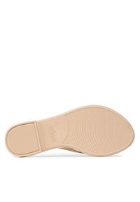 melissa - Melissa Japonki Flip Flop Slim II AD 33480 Beżowy. Kolor: beżowy #4