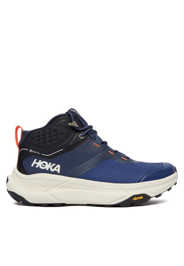 HOKA - Trekkingi Hoka. Kolor: niebieski. Sport: turystyka piesza