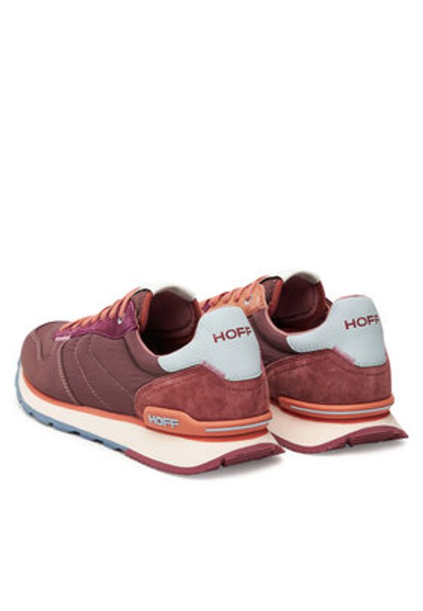 HOFF Sneakersy Track & Field 22517004 Bordowy. Kolor: czerwony. Materiał: zamsz, skóra